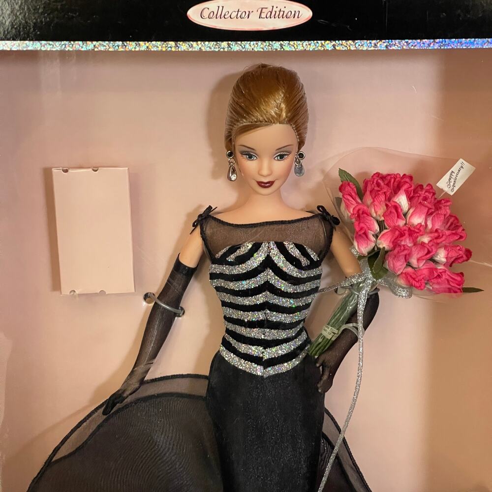 Mattel 40th Anniversary Barbie Fashion Doll Hallmark Ornaments #21384
